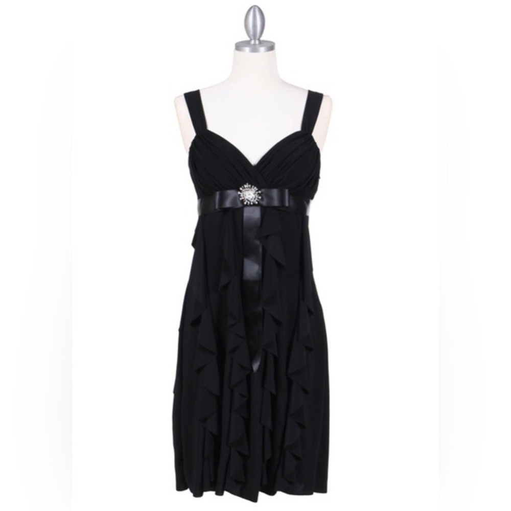 Betsy & Adam Women’s Black Cocktail Dress 14p